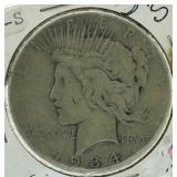 1934-S Peace Silver Dollar *Key Date