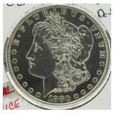 1880-S AU Details Morgan Silver Dollar