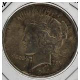 1922 AU Peace Silver Dollar