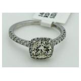 14kt Gold Brilliant 1.47 ct Diamond Solitaire Ring