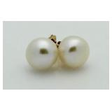 14Kt Gold Akoya Pearl Earrings