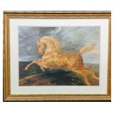 Horse Frightened by Storm (30x37)