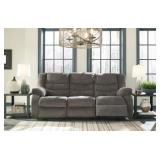 Ashley 98606 Gray Reclining Sofa & Love Seat