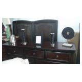 5pc Black Accent Decor