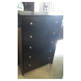 Ashley Black 5 Drawer Dresser