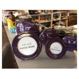 Ashley 5pc purple decoration set