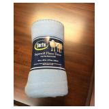 Serta Super soft fleece throw 50" X 60"