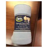 Serta Super soft fleece throw 50" X 60"