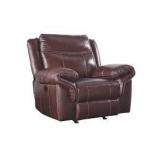 Ashley U744 LEATHER Rocker Recliner