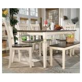 Ashley D583 Table 4 Chairs & Bench