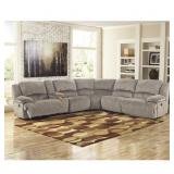 Ashley 567 Platinum Reclining Sectional