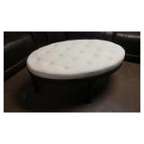 Button Tufted Ottoman