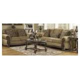 Ashley 685 Wood Trim Sofa & Love