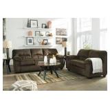 Ashley 954 Chocolate Sofa & Love