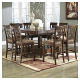 Ashley D436 Counter Height Table & 6 Stools