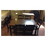 Standard table & 6 chairs