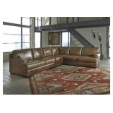 Ashley 304 LEATHER Large Sectional Sofa