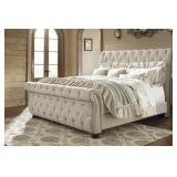 Ashley B643 Large Designer King Sleigh Bed