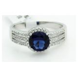 Brilliant 2.50 ct Sapphire Designer Ring