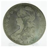 Rare Early 1807 Capped Bust Silver Half Dollar