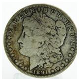 1891-O Morgan Silver Dollar