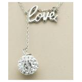 Swarovski Love Charm Pendant