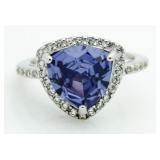 Trillion Cut 3.00 ct Tanzanite Designer Ring