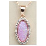 Pink Opal Designer Pendant