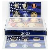 2008 US Mint 14 pc Proof Set