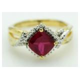 Ruby & Diamond Ring