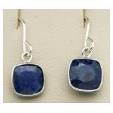 Genuine Blue Lapis Earrings