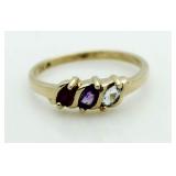 10kt Gold Gemstone Ring