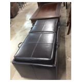 Ashley Black Storage Ottoman