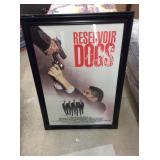 Reservoir dogs framed poster