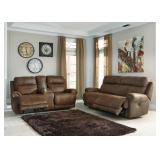 Ashley 384 reclining sofa and loveseat