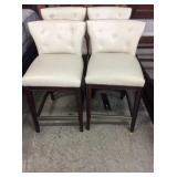 Ashley D500 Cream Barstools