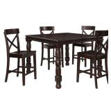 Ashley 657 Counterheight Table & 4 Barstools