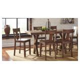 Ashley 463 Walnord Table & 6 Chairs