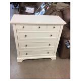 White 4 Drawer Chest