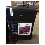 Protocol Black 5pc Luggage Set