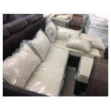 Ashley Outdoor Wicker Sectional