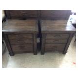 Ashley Rustic Nightstands