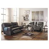 Ashley u730 LEATHER reclining sofa & loveseat