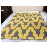 Home Accents 5x7 Yellow Accent Rug