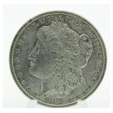 1885 AU Details Morgan Silver Dollar