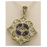 Genune Amethyst Royale Necklace