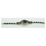 Vintage Style 9.42 ct Sapphire Tennis Bracelet