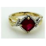 Ruby & Diamond Ring