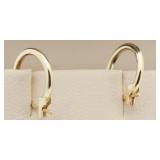 14kt Gold Childs Hoop Earrings