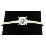 14kt Gold Brilliant 1/3 ct Diamond Solitaire Ring